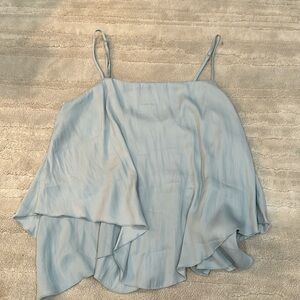 Free people light blue flowy tank top
